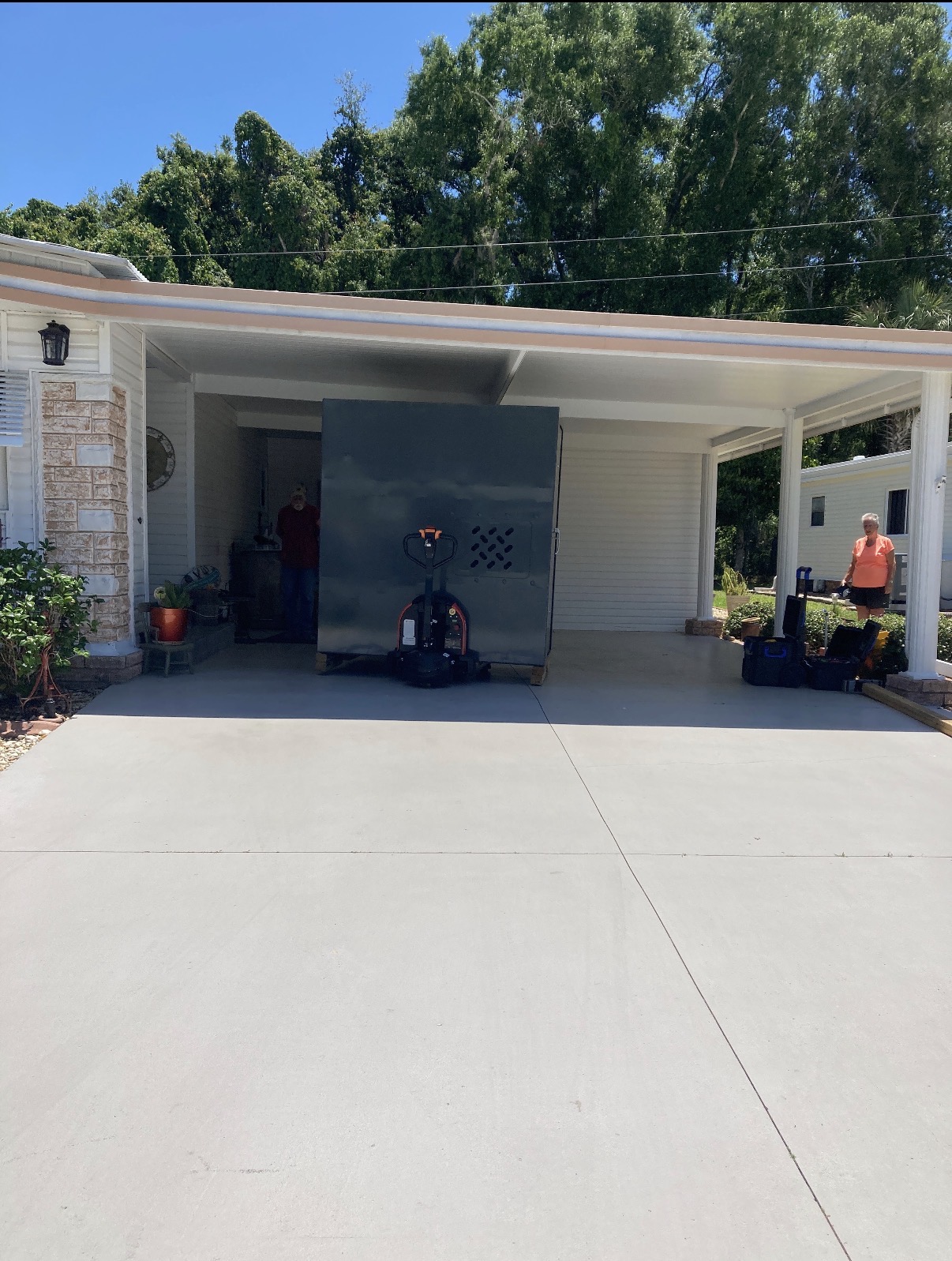 Storm shelter installation