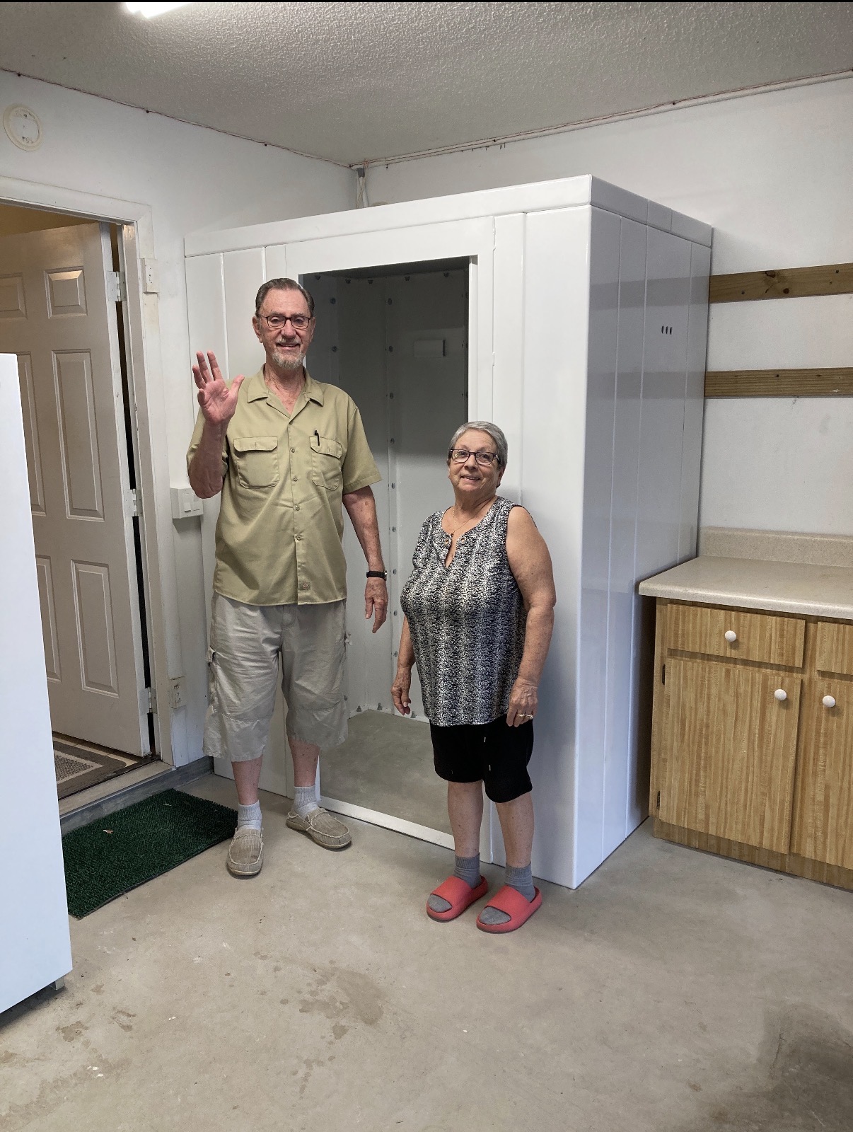 Storm shelter installation