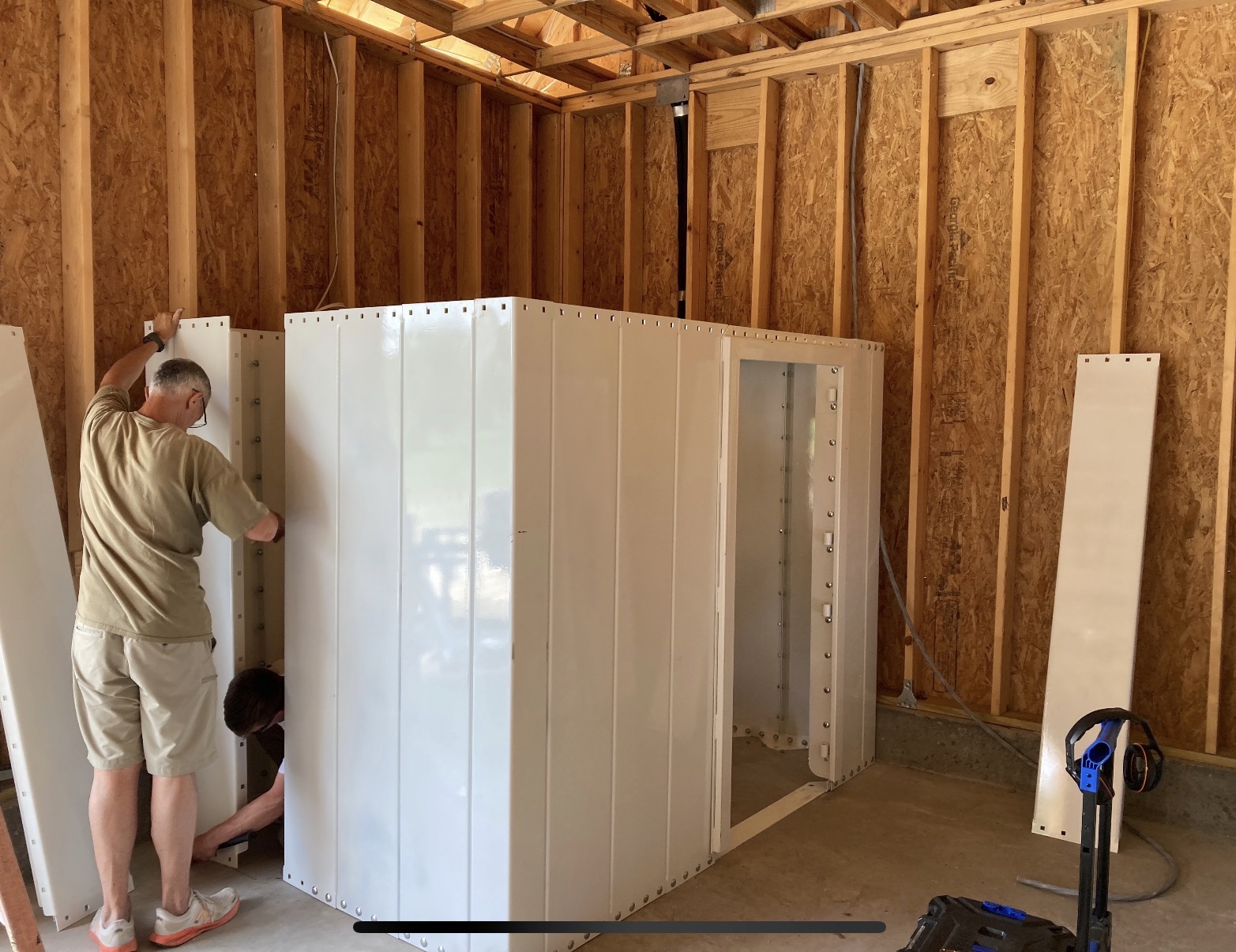 Storm shelter installation